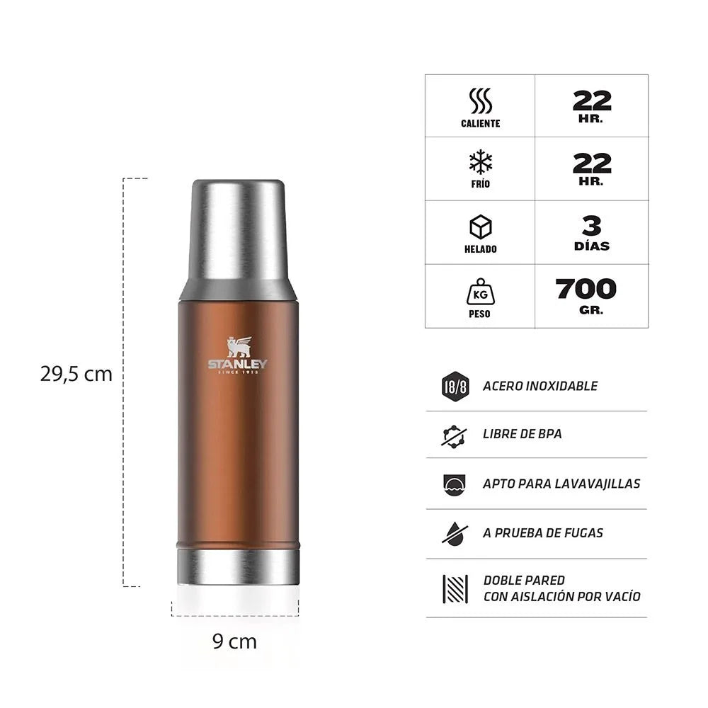 TERMO STANLEY MATE SYSTEM 800 ML - Rosa