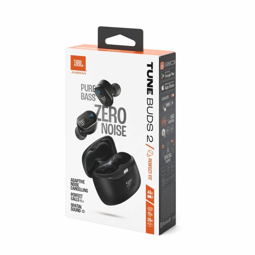 Auricular Bluetooth JBL Tune Buds 2 Negro