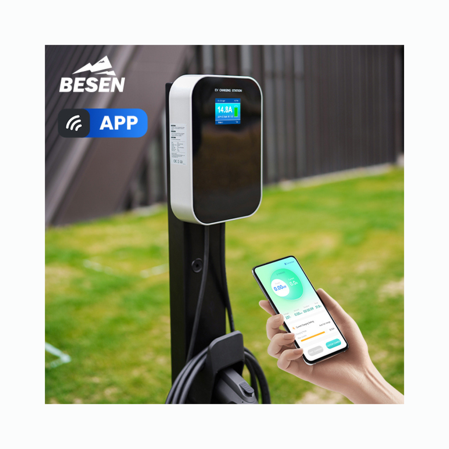 Cargador Rápido Auto Eléctrico / Carga rápida 32 A / App