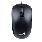 Mouse Genius DX 110 USB Óptico – Mouse Ergonómico Ambidiestro para Oficina y Hogar