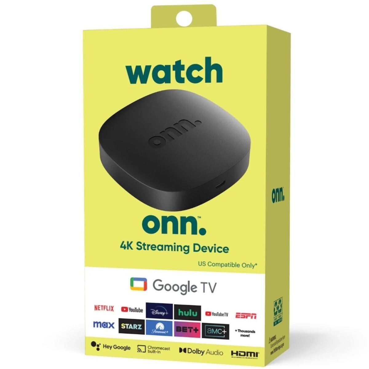 Chromecast ONN TV 4k