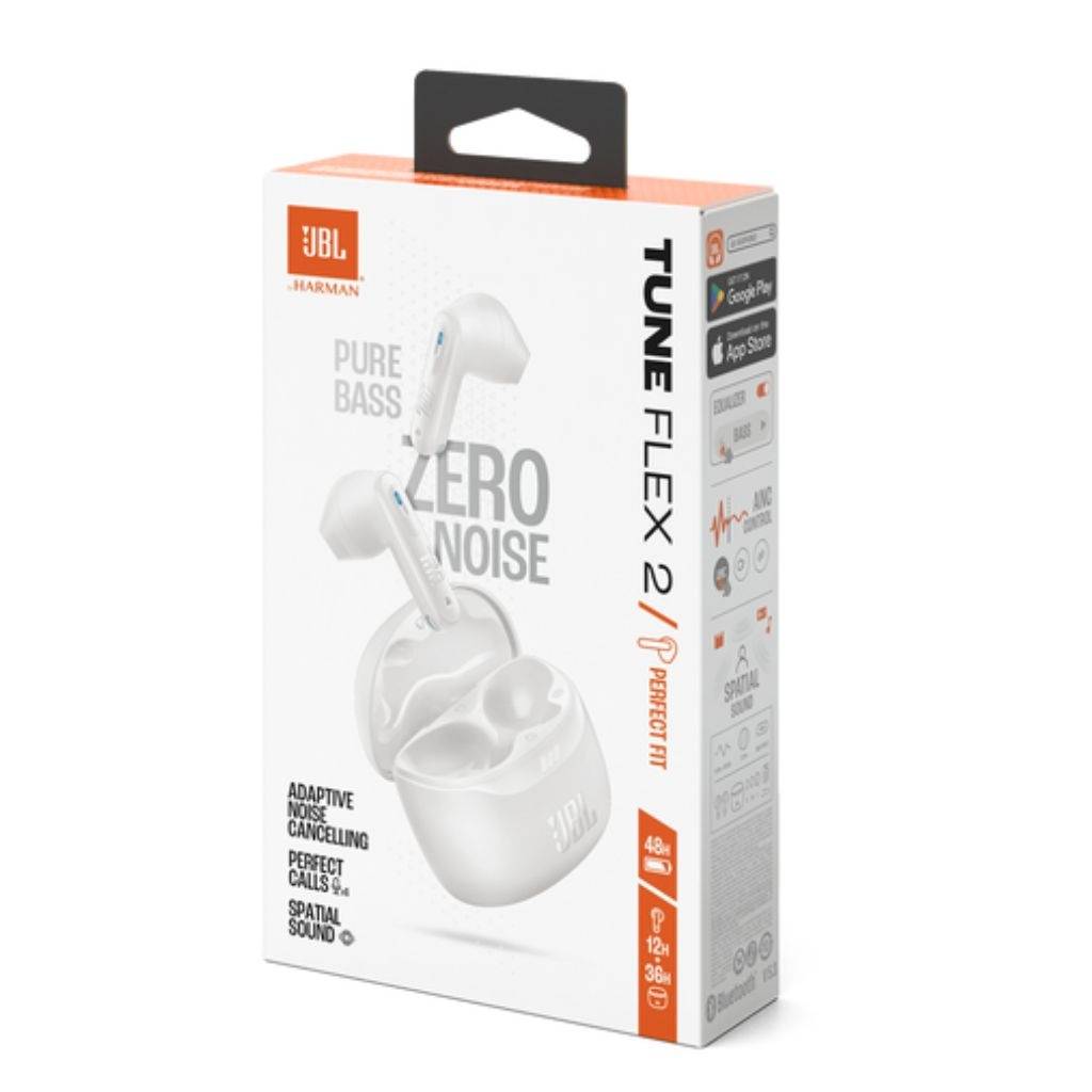 Auricular Bluetooth JBL Tune Flex 2 Blanco