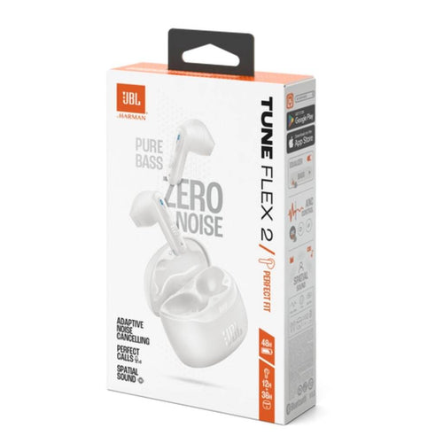 Auricular Bluetooth JBL Tune Flex 2 Blanco