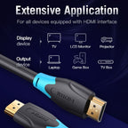Cable HDMI 4K / 1.5M / Negro Vention