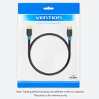 Cable HDMI 4K / 1.5M / Negro Vention