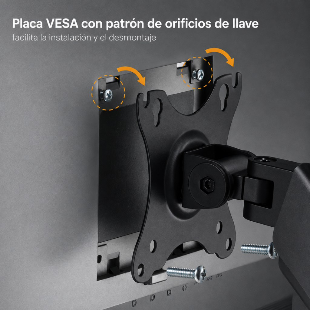 Soporte para Monitor Brazo Mecánico de 17" a 32" Brateck